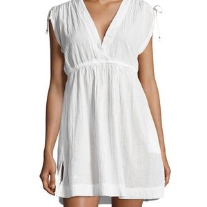 RALP LAUREN Farrah VNeck Dress Swim Cover-up M NWT